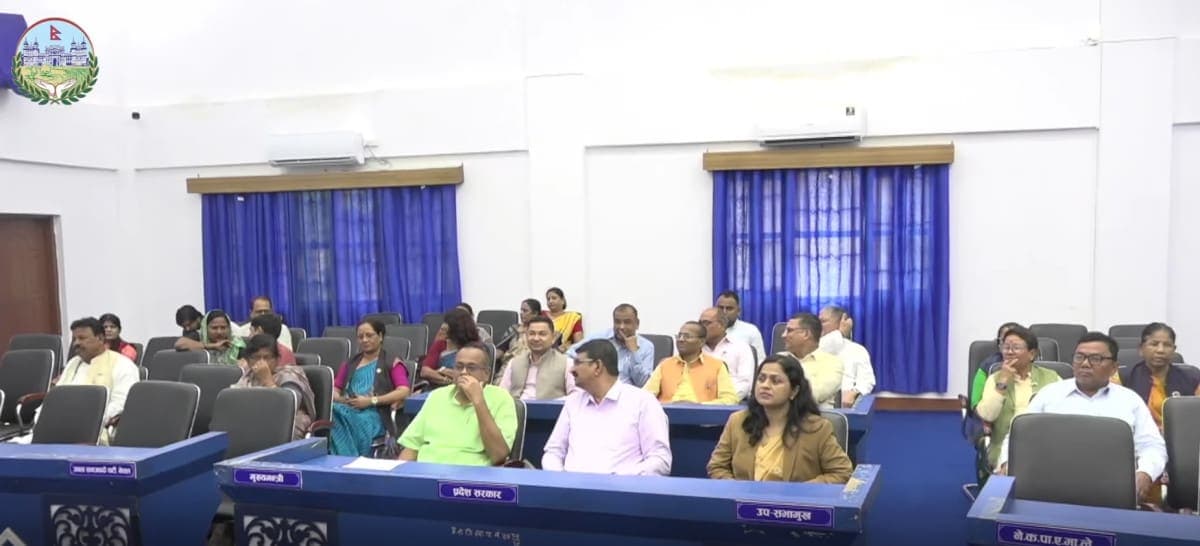 मधेस प्रदेश सभामा बजेट विवाद समाधानका लागि सात सदस्यीय विशेष संसदीय कार्यदल गठन